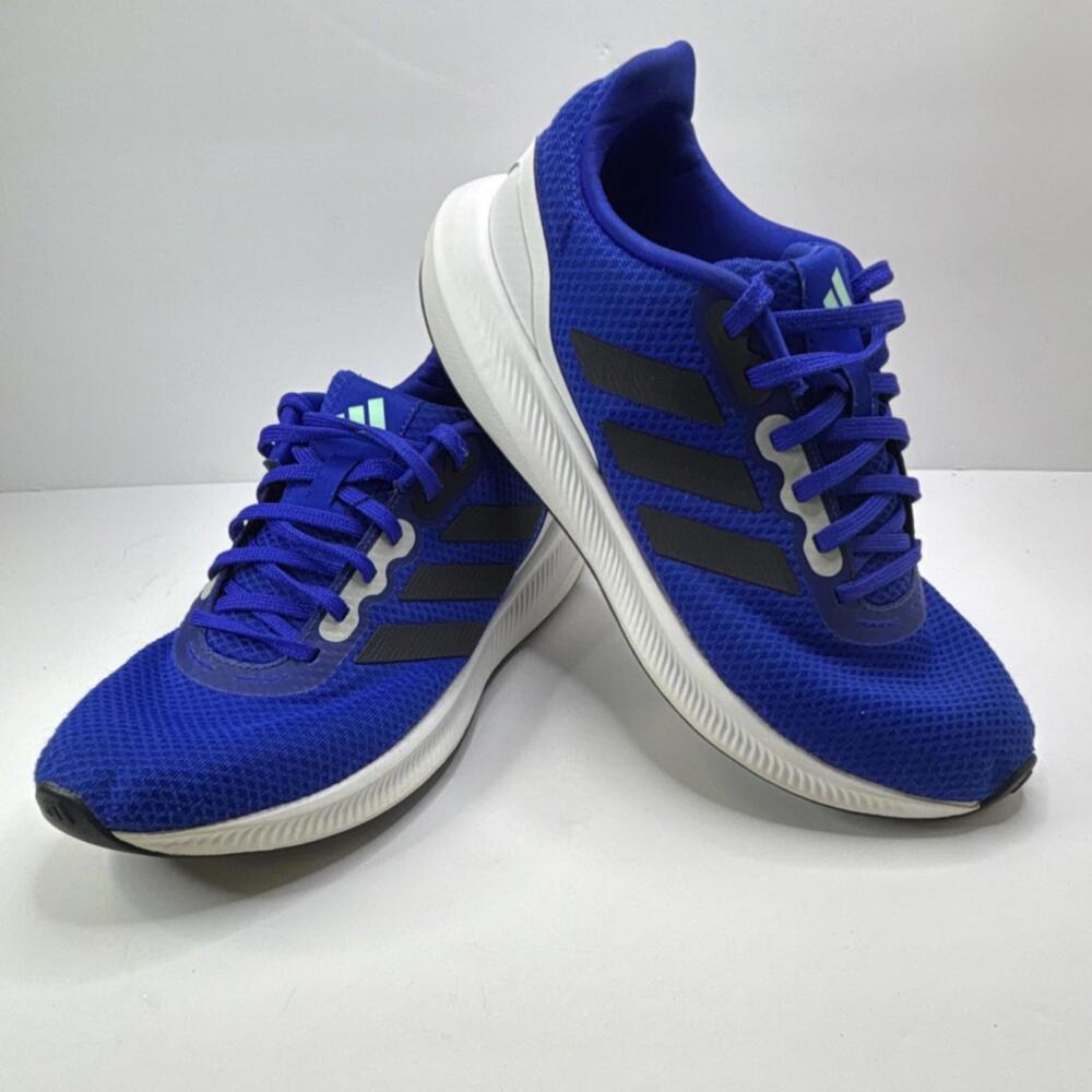 Adidas Cloudfoam Blue Mesh Running Sneaker Men Size 9.5 Shoe